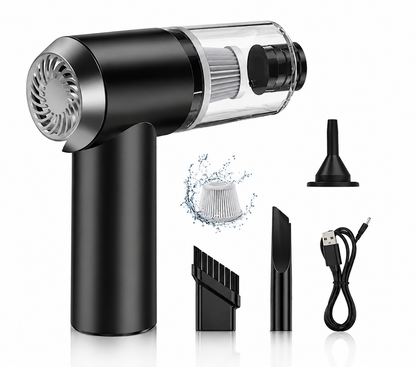 SmartClean 2-in-1 Wireless Car Vacuum & Air Duster – Portable and Rechargable