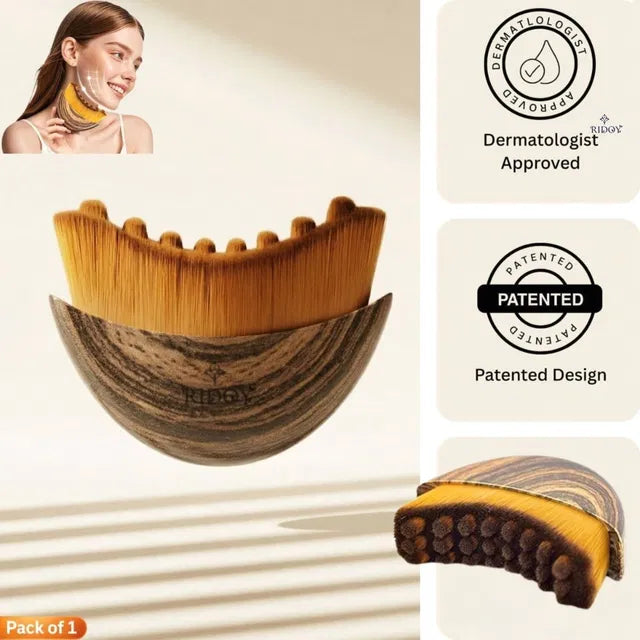Lymphatic Contour Face Brush – Sculpt, Lift & Glow Naturally