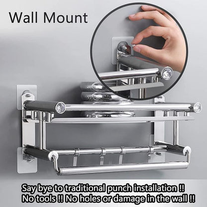 Multipurpose Wall Mount Screw Hooks - No Drilling, No Damage, Strong Hold and Easy Installation